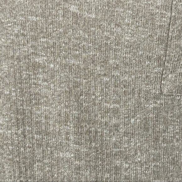 American Eagle Ribbed Oversized Tan Boxy Pocket T-Shirt Size Small - Picture 7 of 13